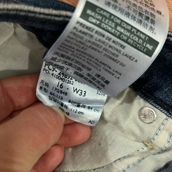 Levi’s Modern Skinny Shorts Jeans Sz 16 - Picture 4 of 7